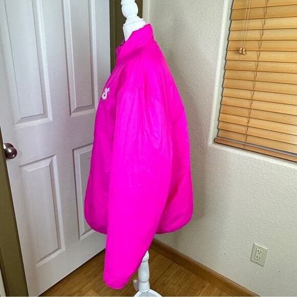 NWOT Disney Parks Alice In Wonderland Flower Reversible Puffer Jacket. - Picture 13 of 16